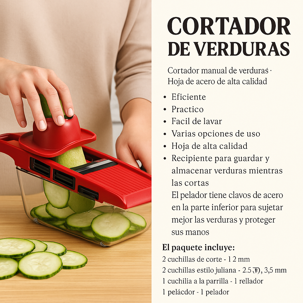 MULTICORTADOR DE VERDURAS