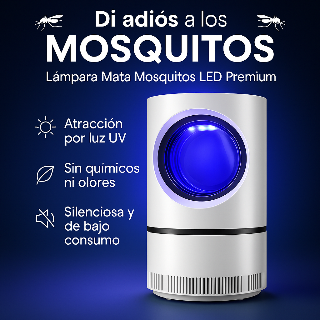 Lámpara eléctrica Antimosquitos USB con Luz UV